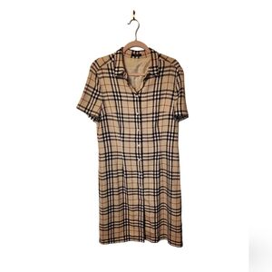 Burberry London button down dress